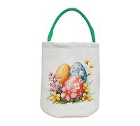 Generisch Borsa per secchio pasquale per conigli, per conigli, grande capacità, organizer per decorazioni pasquali per fidanzata, sorella, figlia