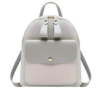 Generisch Borsa scolastica alla moda per cellulare, piccolo portafoglio con lettera ambasciatrice, grigio., Einheitsgröße