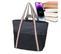 Generisch Borsa Vacanze al mare | Borse Da Spiaggia Antisabbia & Impermeabile Per Vestiti,Crociera Vacanze must-have Per Trucco Solare Asciugamani Cellulari, Nero , vedi descrizione
