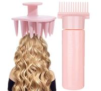Generisch Bottiglia applicatore pettine per capelli, applicatore pettine | 180 ml con applicatore pettine | Bottiglia di olio per capelli con pettine, dispenser per olio per capelli con