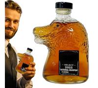 Generisch Bottiglia di - Contenitore multiuso a forma di , bicchiere da whisky, portabevande creativo durevole, per olio da cocktail, acqua, vino, conservazione di liquidi da bar, per