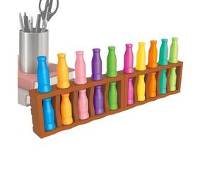 Generisch Bottle Color Matching Toy,Memory Training Fun Color Match Gameplay,Bambini Adulti Gruppi | Per Campeggio Vacanze Serate Feste Aula Giardino