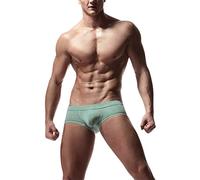 Generisch Boxer da uomo, biancheria intima corta, trasparente, sessuale, stile retrò, vestibilità ideale, biancheria intima da uomo, elastico in vita, in cotone, per lo sport e la vita quotidiana