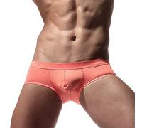 Generisch Boxer da uomo, biancheria intima corta, trasparente, sessuale, stile retrò, vestibilità ideale, biancheria intima da uomo, elastico in vita, in cotone, per lo sport e la vita quotidiana