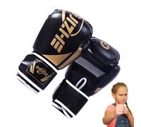 Generisch Boxing Gloves for Kids - 8oz Shock Absorbent MMA Gloves | Lightweight Training Sparring Mitts, PU Leather Kickboxing Mitts for Thai and Martial Arts Use