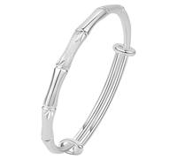 Generisch Bracciale a forma di grillo in argento Sterling Simple Multi Layered Rotating Bead Bracelet Adjustable Jewelry Valentine's Day For Occasions Braccialetti Personalizzati 2 pezzi, Taglia unica