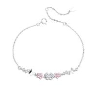 Generisch Bracciale con messaggio di mamma rosa, gioielli delicati che mettono in risalto la bellezza dei fiori e dei fiori. È un gioiello di alta qualità. Gioielli Bracciale Bracciale Donna, Taglia