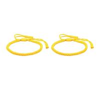 Generisch Bracciale con pietre anelli e bracciale regolabile in tessuto di corda Knot Bracciali per uomo donna bracciali classici 8 gioielli, One Size*2, Nankan Wire