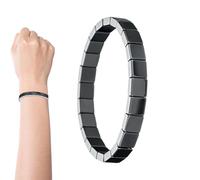 Generisch Bracciale elastico con perle - 8,27 pollici in pietra | Bracciale elastico da uomo gioielli - accessorio casual e formale per tutti i giorni, ufficio, viaggi, attività all'aperto, feste