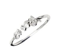 Generisch Bracciale Luna Mm Argento Anelli Rotating Bead Bracciale Adjustable Jewelry Valentine's Day For Occasioni 4 Classico Bracciale 8 Gioielli, Taglia unica, Metallo