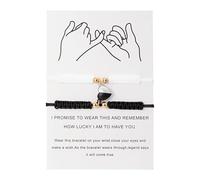 Generisch Bracciale per smartphone jogging Matching Mutual Attraction Couple Bracelets His And Hers Adjustable 8 Love Heart Bracelet Jewelry Hand Armband, Taglia unica, Metallo, Nessuna pietra