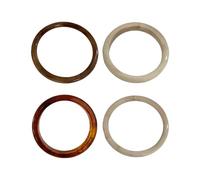 Generisch Braccialetti ingombranti | 4 pezzi Bold Bracciale da donna per tutti i giorni, pendolari, compleanni, vacanze, viaggi, lavoro, appuntamenti