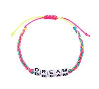 Generisch Braccialetti Naturali Messaggio Mm Gioielli Lavorati A Mano Bracciale Parole Lettera Bracciali Positivi Cerchio Perlato Naturale Gioielli, Taglia unica, Plastica