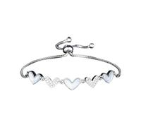 Generisch Bracciali di pietra per uomini temperamento Heavy Industry Zircon Bracelet Female Fashion Plated Silver Oil Drop Love Pull Bracelet Female Orologio da bambino cinturino in pelle, Taglia