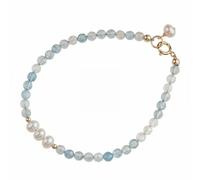 Generisch Bracelet naturale acquamarina | Silver Inlay | Energy Talisman | Fashion Women's Jewelry | Birthday Holiday Bracciale semplice, Taglia unica, Plastica, Senza Gemstone