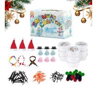 Generisch Build A Snowman Kit | Christmas Arts Activities | Snowman Clay Kit | per Ages 3-8 Children Student Youth Preschool Kindergarten Family Home School Festival Decor Party