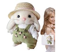 Generisch Bunny Plush - Plush PP Cotton 14 cm | Small Stuffed Animal Rabbit Toy | Cute Plusħ Animal for Christmas Birthday Gift for Kids Boys Girls New Year Celebrations.