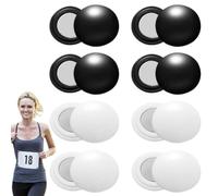 Generisch Calamite da corsa - 1,75 cm dimensioni compatte, forte adesione magnetica, materiale PP riutilizzabile, impugnatura sicura in tessuto, fissaggio a numeri per ciclismo, atletica, danza