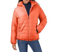 Generisch Caldo parka piumino leggero da donna, antivento, sottile cappotto invernale con imbottitura riciclata, capispalla corto senza cappuccio dal design moderno, RD1, M