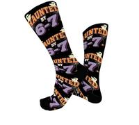 Generisch Calze da baseball a goccia - Calze originali al ginocchio per il tempo libero sport - Morbide, comode, elastiche alla moda., Viola chiaro, Taglia unica