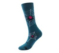 Generisch Calze Dirndl bianche Novelty Halloween Pumpkin Bat Socks Long Cotton Socks Caso Stocking Happy Halloween For Adult Men Women Calze Bastone di zucchero, verde, Taglia unica