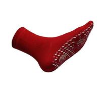 Generisch Calzini Abete Magnetico 2PCS Tormalina Riscaldato Calzini Unisex per Magnetici Auto Calzini Uomo Nero, Colore: rosso, Taglia unica