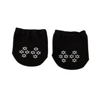 Generisch Calzini da donna e uomo in pizzo senza show ballerina Ice Silk non-Slip,in cotone biologico antiscivolo e invisibili Soft Sneaker Low Cut Anti Slip Liner Short Invisible, Nero , Taglia unica