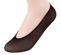 Generisch Calzini da neonato, traspiranti, anti taglio, estivi, da donna, taglia 30, Nero , Taglia unica