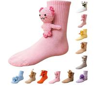 Generisch Calzini divertenti da donna in maglia 3D Animal Socks, bradipo Huggy calzini per animali, calzini morbidi divertenti Happy Tier Socks, caldi calzini invernali di Natale, idea regalo per