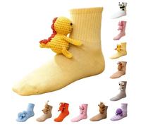 Generisch Calzini divertenti da donna in maglia 3D Animal Socks, bradipo Huggy calzini per animali, calzini morbidi divertenti Happy Tier Socks, caldi calzini invernali di Natale, idea regalo per