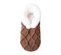 Generisch Calzini divertenti per le pensionate in pensione con pile morbido per il comfort quotidiano Calore nella stagione più fredda, marrone, Taglia unica