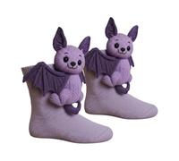 Generisch Calzini invernali 3D con animali bradipo - calzini divertenti Animal Socks calzini morbidi all'uncinetto a mano calzini natalizi da donna in cotone invernale caldi calzini unisex