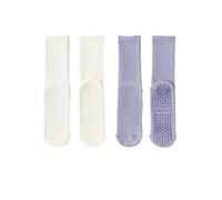 Generisch Calzini Pilates Donna con Nozze Antiscivolo Calzini Yoga Crew Calze Allenamento Barre e Pilates, f, 32