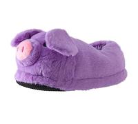 Generisch Cameriere Scarpe Per Le Donne Scarpe Da Donna, Carino Cartoon Moda Caldo Pantofole di Cotone Pantofole Calde Pantofole di Cotone Pantofole Donna Nero 43, Lilla, Taglia unica