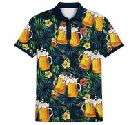 Generisch Camicia 2026 con stampa festival della birra per un comodo stile quotidiano e per il tempo libero, verde, M