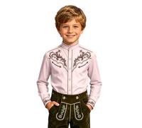 Generisch Camicia a maniche corte avventurosa con colletto classico in stile cowboy western per primavera e tutti i giorni per il tempo libero