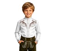 Generisch Camicia a maniche corte avventurosa con colletto classico in stile cowboy western per primavera e tutti i giorni per il tempo libero