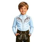 Generisch Camicia a maniche corte avventurosa con colletto classico in stile cowboy western per primavera e tutti i giorni per il tempo libero