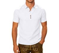 Generisch Camicia a maniche corte per il tempo libero con colletto classico, vestibilità comoda, da uomo, per tutti i giorni