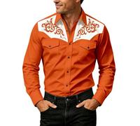 Generisch Camicia a quadri per festival della birra 2026, comoda camicia da uomo in tessuto misto con abbottonatura, perfetta per feste del fine settimana, taglio casual, dettagli a contrasto, ideale