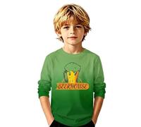 Generisch Camicia casual da uomo con gradiente di colore, per feste della birra dei bambini, alla moda, a quadri, in stile casual, ideale per tutti i giorni e per lo shopping, con un tocco sportivo