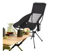Generisch Camp Chair - Outdoor pieghevole Chairs Ultra Light Camping | Pieghevole Ultra Light Compact | Outdoor Pieghevole Chair with Head Support for Fishing Travel Picnic Hiking Beach