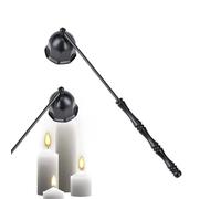 Generisch Candle Put Out Tool - Bell Shaped Long Handle Extinguisher | Stainless Steel Candle Flame Snuffer for Indoor Outdoor Home Kitchen Hotel Camping Birthday Holiday Party