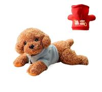 Generisch Cane di peluche come peluche, compagno rilassante per il momento di andare a dormire, come cuscino di peluche e bambola, per divano, letto, ragazze, fratelli, amici degli animali domestici