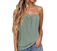 Generisch Canotta estiva da donna con design cavo, perfetta per l'uso quotidiano. e comoda da abbinare a jeans o pantaloni casual, ideale per la stagione calda. Magliette a maniche lunghe bianche da