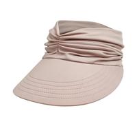 Generisch Cappelli da sole con protezione per il collo, cappello da sole da donna, sport all'aria aperta, cilindro vuoto, multicolore, grande cappello da sole da uomo, Colore: rosa., Taglia unica