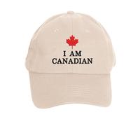 Generisch Cappellino da uomo Snapback Canada is Not for Hat Washed Baseball Cap I Canada Hat Regolabile Dad Cap per Uomo Donna Racing Cap Uomo, beige., Taglia unica