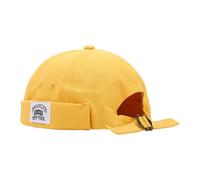 Generisch Cappello a secchiello giapponese per uomo e donna, collezione primaverile estiva, rotondo, per il tempo libero, alla moda, protezione solare per attività all'aperto, giallo., Taglia unica