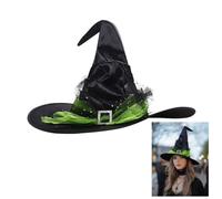 Generisch Cappello da - Cappello da di Halloween, vestibilità regolabile con design classico, per Halloween, cosplay, carnevale, feste e decorazioni a casa o in giardino