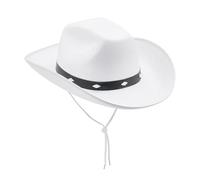 Generisch Cappello da cowboy da donna marrone da uomo, stile western, cappello jazz, costume da carnevale, cappello da cacciatore, cappello da cowgirl, cappello da pirata, cappello da carnevale